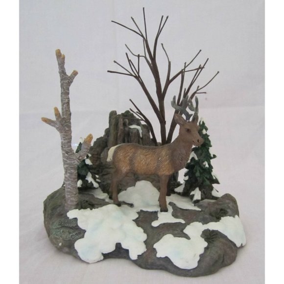 Dept 56 Village Accessories - Woodland Animals at Cliff's Edge - Picture 5 of 6